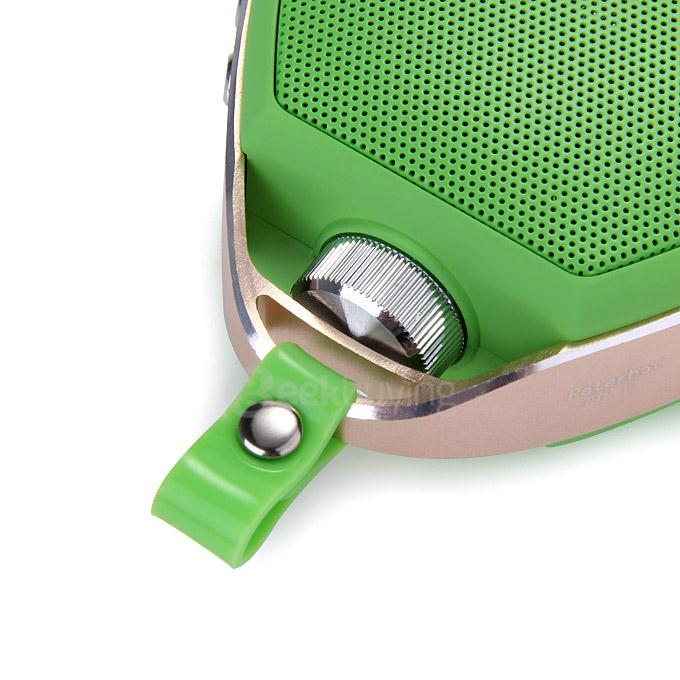 Peterhot PTH-17 Srereo Wireless Bluetooth Speaker Perfume Bottle Design With MIC Handsfree TF Card - Green