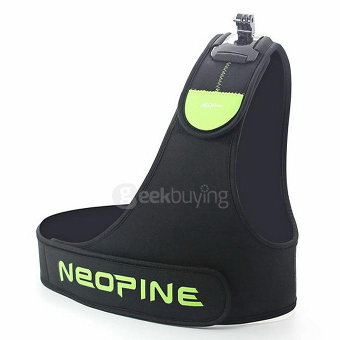 NEOpine SCM-2 Adjustable Single Shoulder Strap Chest Camera Mount for Gopro Camera - Green