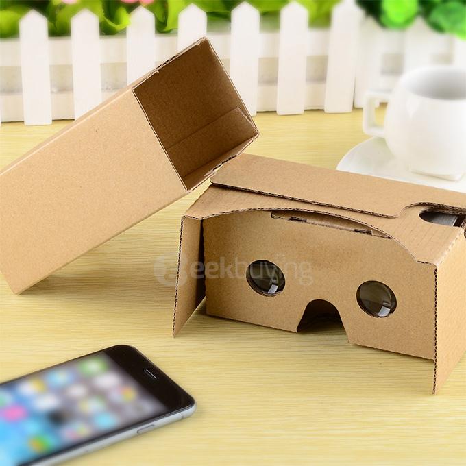 2015 DIY Cardboard 2 Virtual Reality VR 3D Glasses for NEXUS 6 / IPHONE 6 PLUS iPhone 6s + More