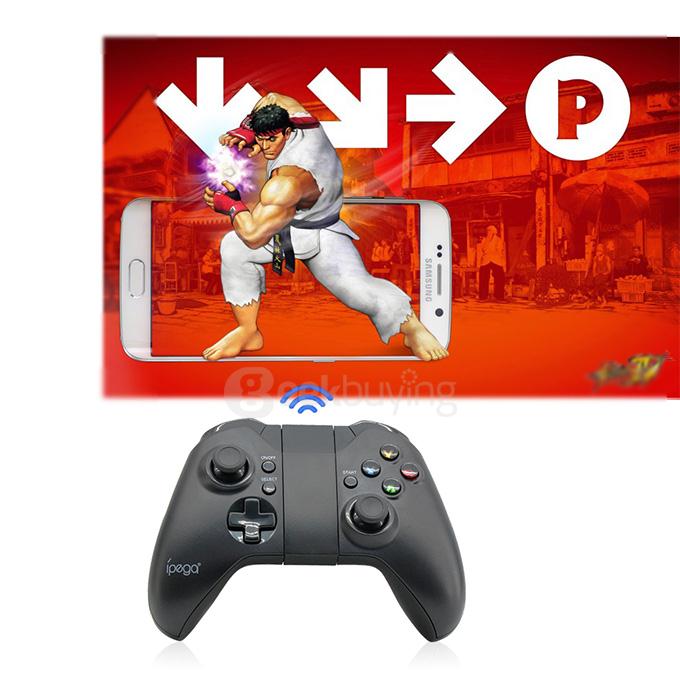 iPega PG-9053 Bluetooth Wireless Game Controller Smart Mini Gamepad Joystick for Android IOS - Carbonado