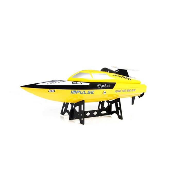 WLToys WL912 2.4G Radio Control 24KM/H RC Speed Racing Boat - Yellow