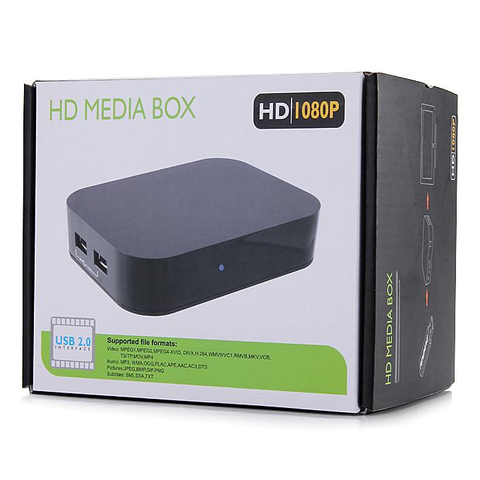 A8-VGA Mini Media Box Boxchip F10 HDMI 1080P 3D Blu-ray Media Player AV VGA