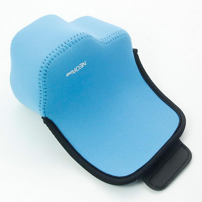 NEOpine Waterproof Soft Triangle Case Bag Pouch For Sony Alpha A6000 16-50mm Lens - Blue
