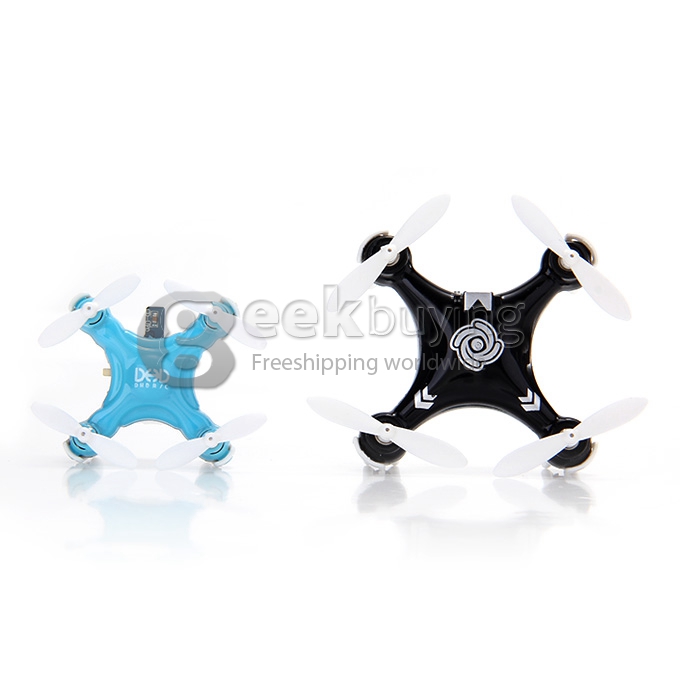 Universally Tiniest DHD D1 Quadcopter Pocket Hand Throw 4CH 2.4G 6 Axis Gyro CF Mode RC Drone Mode 2 - Blue