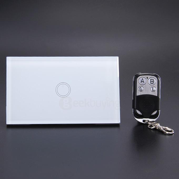 Funry Y8 Home Touch Switch Single Remote Control 1 Way Intelligent Control Switch With Overload Protection - US