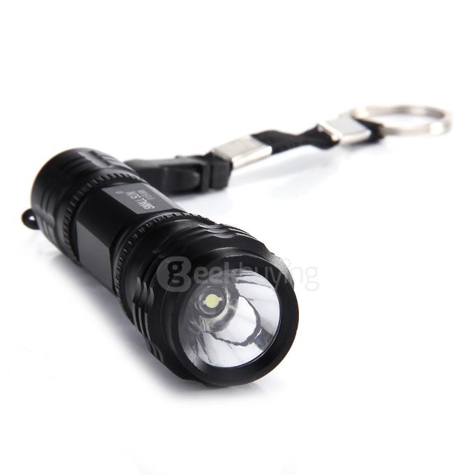Small Sun ZY-568 Super Mini AA LED Flashlight Torch for Outdoor Activities - Black