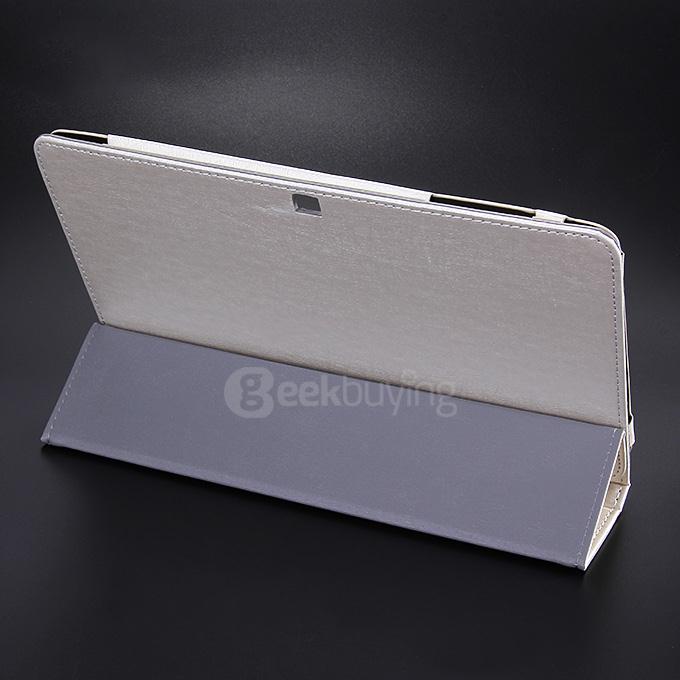 10.6 Inch PU Leather Stand Case Cover for CUBE i7 Stylus Tablet PC - White