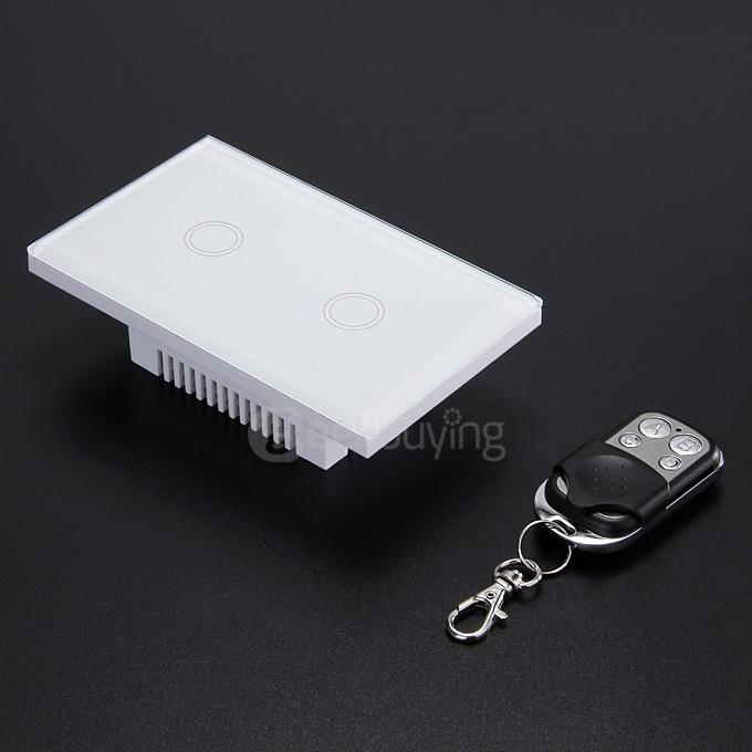 Funry Y8 Home Touch Switch Double Remote Control Intelligent Control Switch With Overload Protection - US