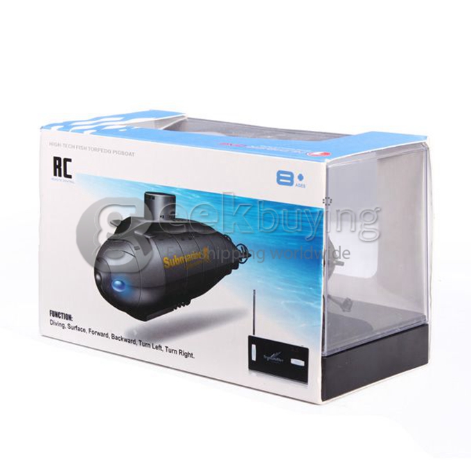 Happycow 777-216 Racing Boat Classic RC Submarines - Black