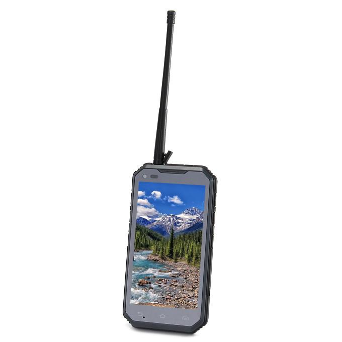 DIGOOR DG2 Plus IP68 Rugged Phone 5.0inch Android 4.4 MTK6582 Quad Core 1.3GHz 1GB 8GB 8.0MP Talkback Miracast - Black