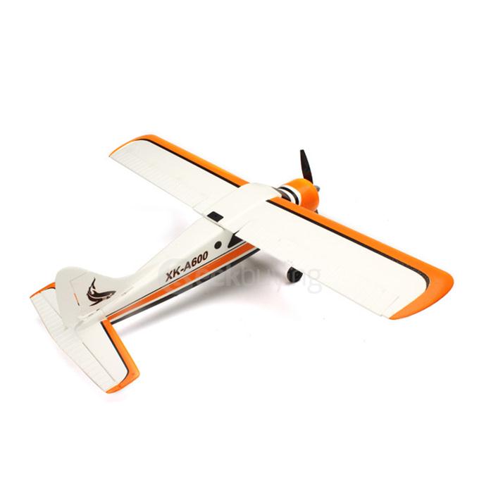 XK DHC-2 A600 5CH RC Glider 3D 6G System Brushless Fixed Wing Airplane Compatible With Futaba RTF