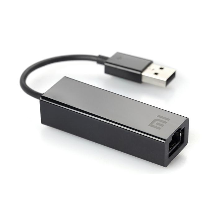 Xiaomi USB2.0 Fast Speed External MB RJ45 LAN Ethernet Card - Black