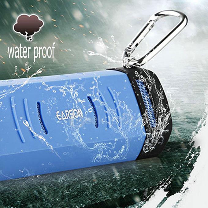 EARSON E160 Wireless Bluetooth Speaker Super Bass Stereo With SD TF Card Slot for iPhone / Samsung - Blue
