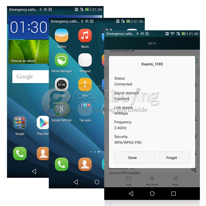 Huawei P8 Lite 5.0inch Android 5.0 2GB 16GB 4G Smartphone 64bit Hisilicon Kirin 620 Octa Core 13.0MP Smart PA - Black