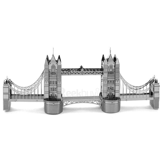 MINI DIY 3D Nanometal Model 3D London Bridge Puzzle - Silver