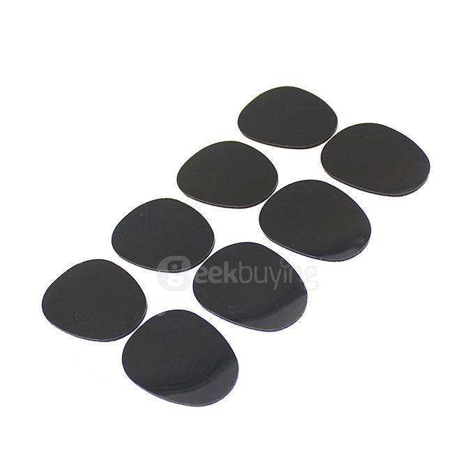 8Pcs Alto / Tenor Saxophone Mouthpiece Patches Pad Cushions 0.3mm Thickness - Black