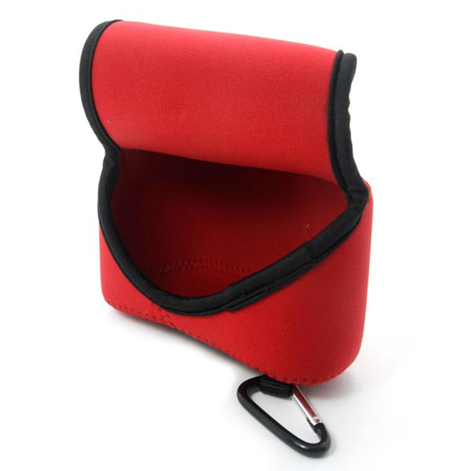 Neopine NE-G1X MarkII High Quality Diving Material Camera Bag Case for Canon G1X Mark II - Red
