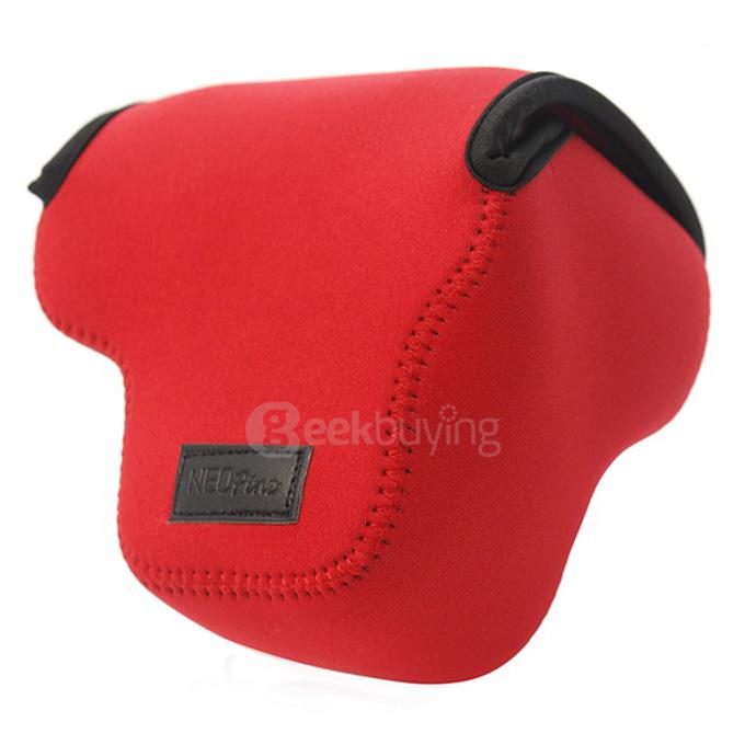 Neopine NE-RX10 High Quality Diving Material Soft Camera Bag Case for Sony RX10 - Red