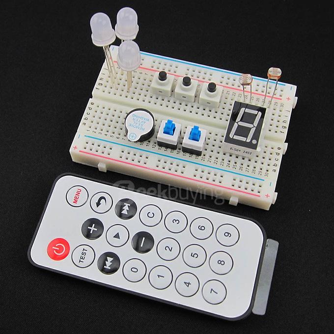 UNO R3 BreadBoard Advance Kit with Variety of Sensors/LCD Display Module/Tutorial for Arduino