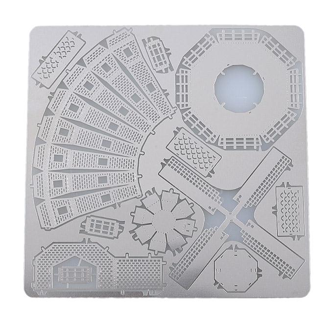 MINI DIY 3D Nanometal Model Dutch Windmill Puzzle - Silver