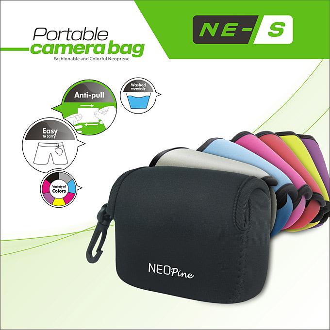 Neopine NE-S High Quality Diving Material Camera Bag Case for Sony HX50/Canon G Series - Red