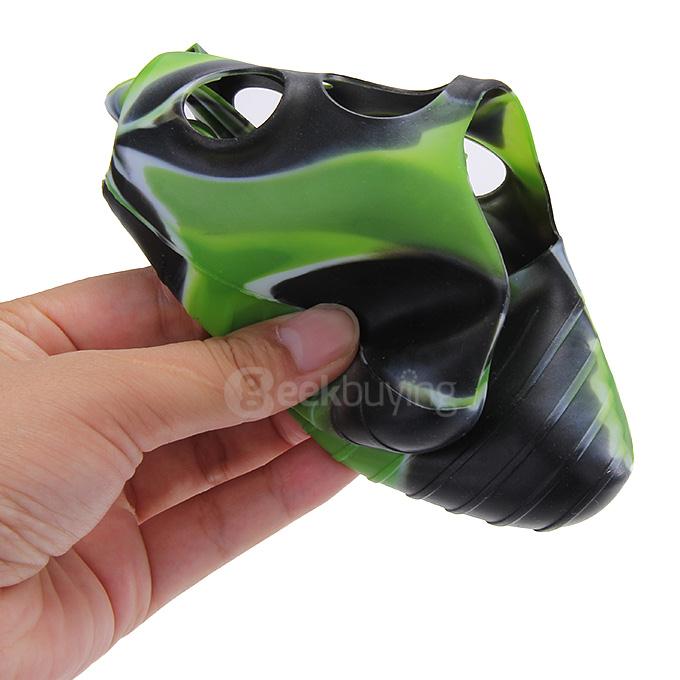 Silicone Protective Cover Case for XBOX ONE Controller - Black + Light green