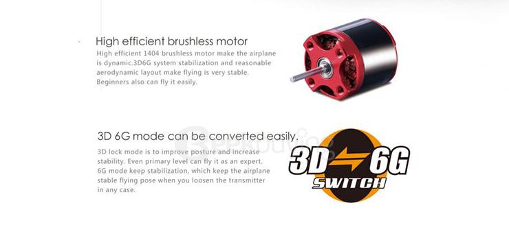 XK DHC-2 A600 5CH RC Glider 3D 6G System Brushless Fixed Wing Airplane Compatible With Futaba RTF
