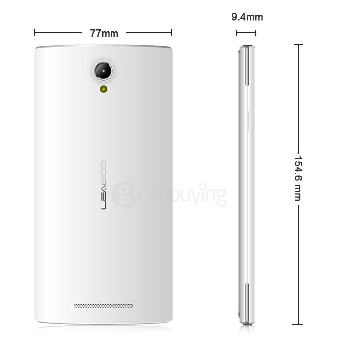 LEAGOO Elite 5 5.5inch 64bit 4G FDD-LTE Android 5.1 Smartphone MTK6735 Quad Core 2GB 16GB 13.0MP OTG - White
