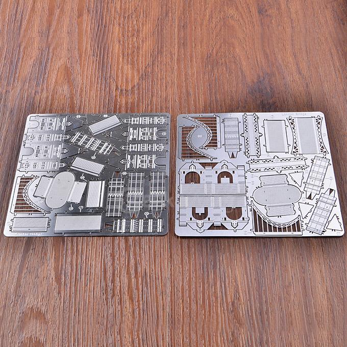 MINI DIY 3D Nanometal Model 3D London Bridge Puzzle - Silver