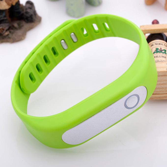 Mario Smart Sport Bracelet Bluetooth 4.0 Wristband Smartband Fitness Tracker Smart Watch for Iphone / Samsung - Green