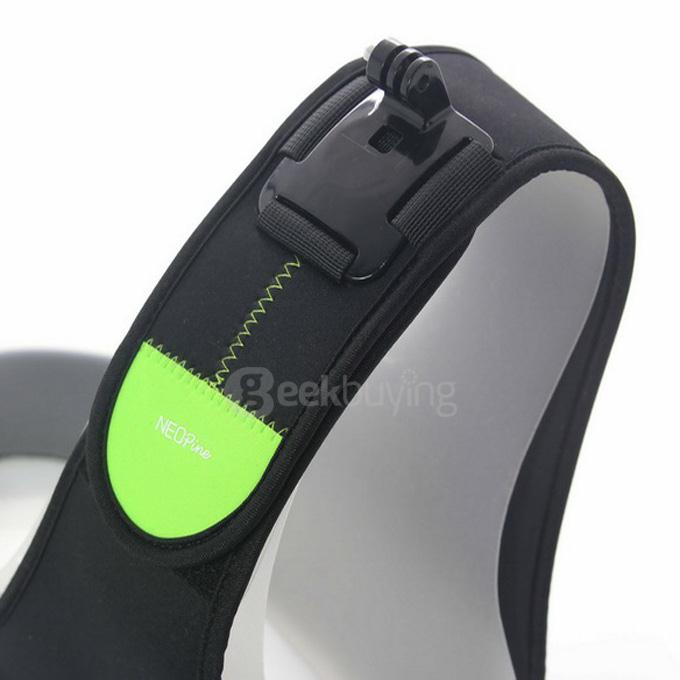 NEOpine SCM-2 Adjustable Single Shoulder Strap Chest Camera Mount for Gopro Camera - Green