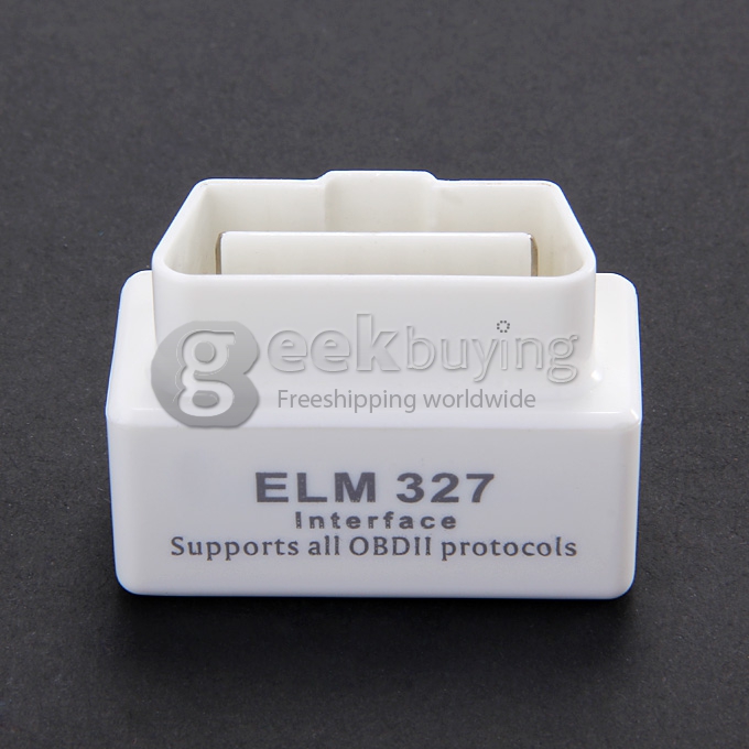 Mini ELM327 L V1.5 OBD2 Bluetooth Car Diagnostic Tool Scanner Interface - White