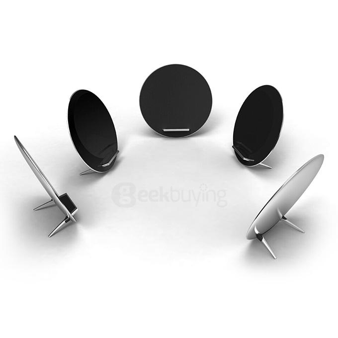 Funxim Luna W7 Qi Wireless Charging Stand 3 Coil Charging Mat Alloy Aluminium USB Charger