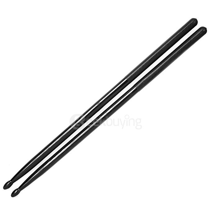 Genuine DRUM STICKS 5A Nylon Jazz Drum Sticks Instrument - Black