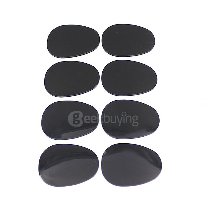 8Pcs Alto \Tenor Saxophone Mouthpiece Patches Pad Cushions 0.8mm Thickness - Black