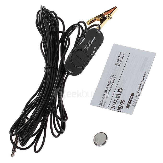 Meideal MYS203 Professional MIC Acoustic Pickup Pick Up for Violin Urheen Musical Instruments - Black