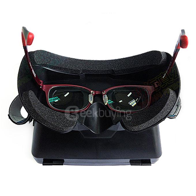 RITECH II 3D Virtual Reality VR Headset FOV75 with Elastic Band for 3.5 - 6 inch Smartphone - Black