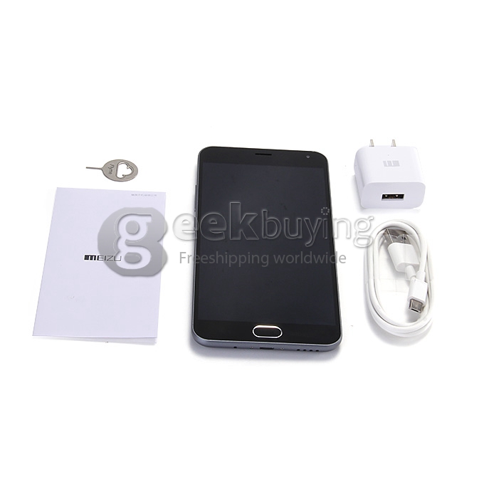 MEIZU M2 NOTE (MEILAN NOTE 2) 5.5inch FHD Android 5.0 2GB 16GB Smartphone 4G LTE MTK6753 Octa Core 1.3 GHz Smartwake Miracast - Gray