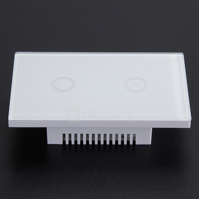 Funry Y8 Home Touch Switch Double Remote Control Intelligent Control Switch With Overload Protection - US