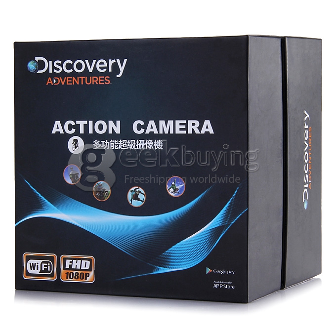 Discovery DS200 NTK 96655 1080P 30M Waterproof Action Camera with 1.5