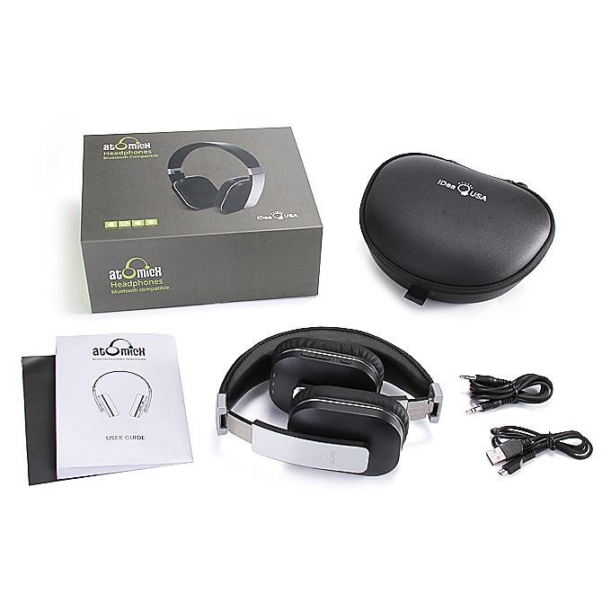 AtomicX S204 Wireless Bluetooth Headphone BT4.0 Noise Cancellation Headset for LG G4 G3 G2/ LG G Flex 2/LG Exalt