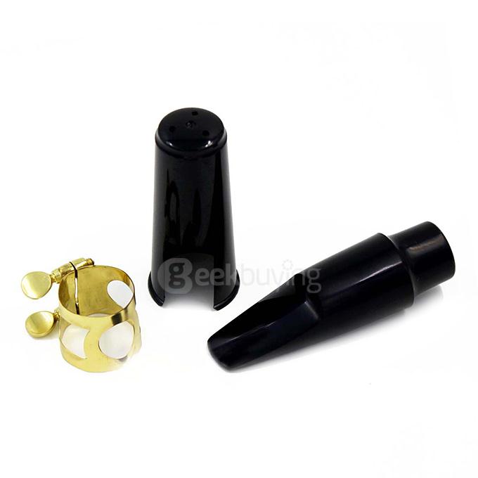 Sax Accessories Alto Saxophone Mouthpiece + Clip + Reed + Cap