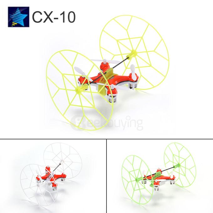 Sky Fighter Cheerson CX-10 Mini RTF Quadcopter 2.4G 4CH 6 Axis Gryo RC Drone With LED Protective Cover - Orange