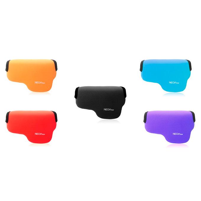 Neopine NE-G1X MarkII High Quality Diving Material Camera Bag Case for Canon G1X Mark II - Red