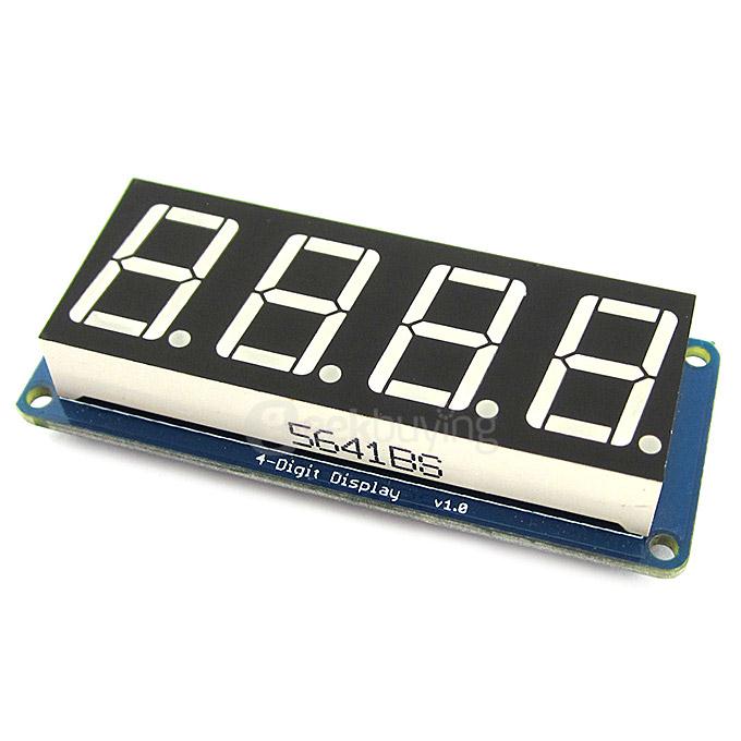 HC-SR04 Ultrasonic Sensor Distance Measuring Module + 4-Digit Display Module for Arduino