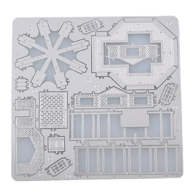 MINI DIY 3D Nanometal Model Dutch Windmill Puzzle - Silver