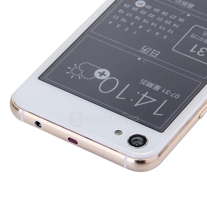 OUKITEL U6 5.0inch Dual Screen 64-Bit 4G LTE Android 5.1 1GB 16GB Smartphone 64bit MT6735 Quad Core 2.0/8.0MP E-ink Screen - White