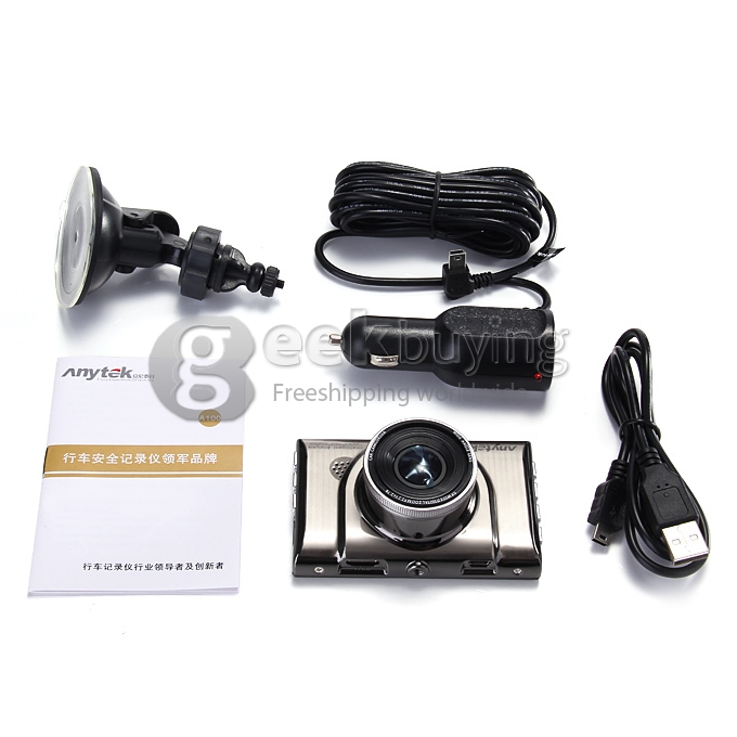 Anytek A100 1080P 30fps Car DVR 3.0