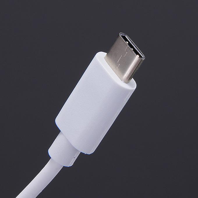 Highspeed Type-C To RJ45 Ethernet Adapter With UBS 2.0 Hub - White