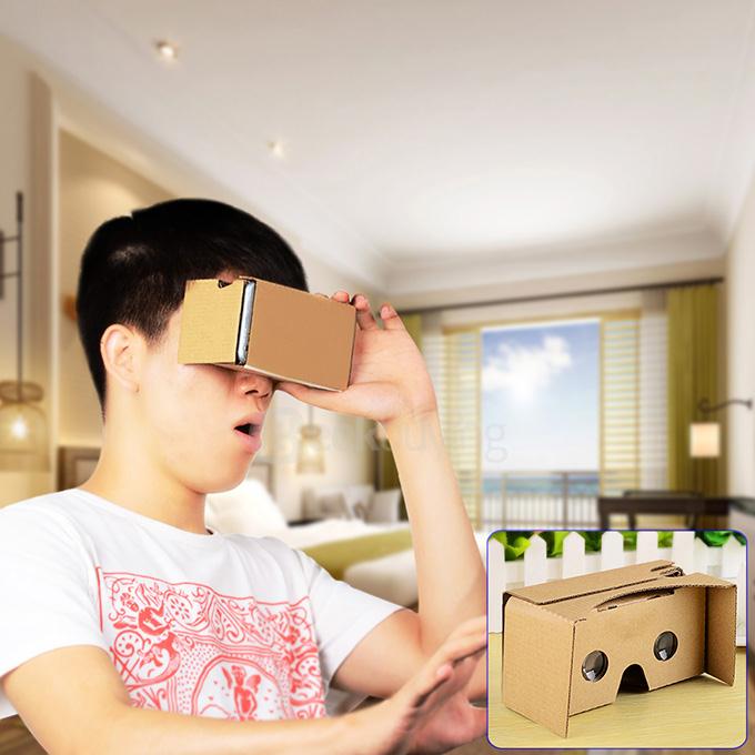 2015 DIY Cardboard 2 Virtual Reality VR 3D Glasses for NEXUS 6 / IPHONE 6 PLUS iPhone 6s + More